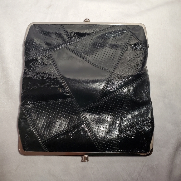 Hobo Lauren Clutch Wallet Multi Patch Leather - Picture 7 of 13